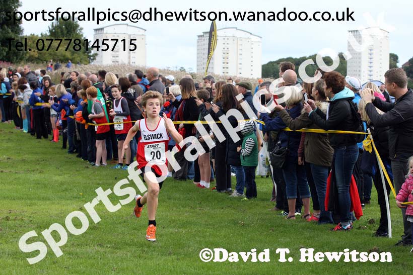 Under-11s Sunderland Harriers Open Cross Country. Photo: David T. Hewitson/Sports for All Pics